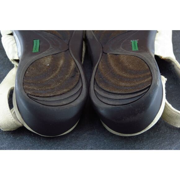 Grasshoppers Size 11 W Brown Slingback Fabric Women Sandal Shoes CHAI‎ 147 - Picture 7 of 8